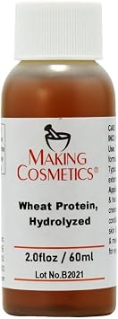 MakingCosmetics - Wheat Protein, Hydrolyzed - Cosmetic Ingredient - 2.0floz / 60ml