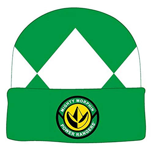 Power Rangers Costume Beanie Hat (Green Ranger), One Size