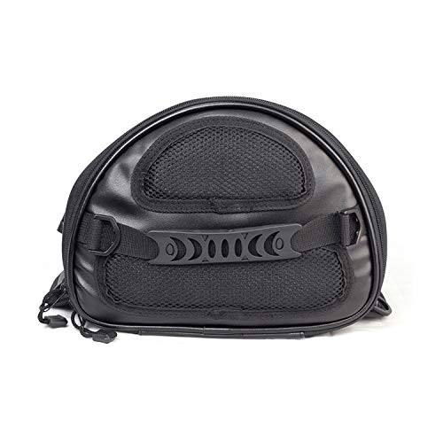 Surla Motorcycle Backrest Saddle Storage Bag Multifunctional Large Capacity Waterproof PU Leather Tank Bag Motorbike Rear Seat Light Tail Bag