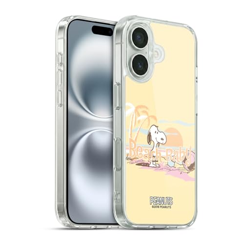 Coque iPhone 16 MagSafe Snoopy Plage idéale pour vos vacances