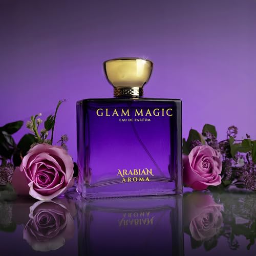 Image of Arabian Aroma Glam Magic Women's Perfume | Long Lasting Perfumes for Women | Floral Perfume -Women and Girls' perfume | Eau De Parfum (100ml)