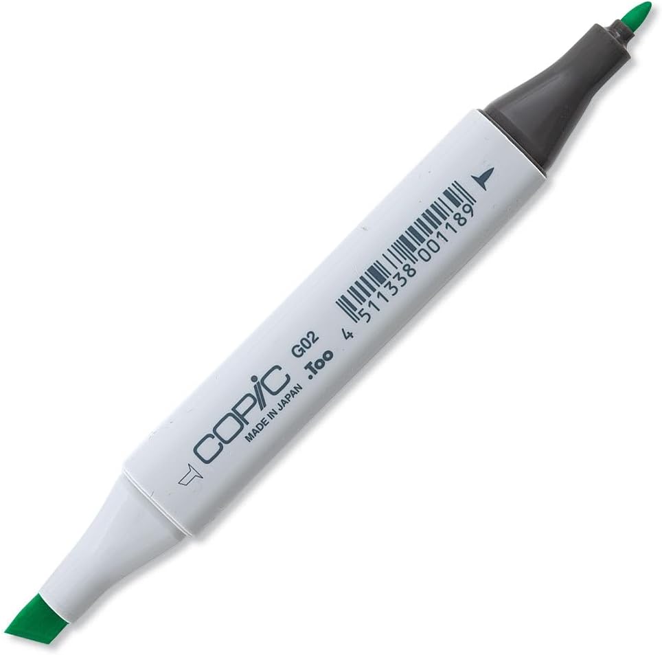 Copic Classic, Dual-Tip Alcohol Marker, YG45-Copic, Cobalt Green