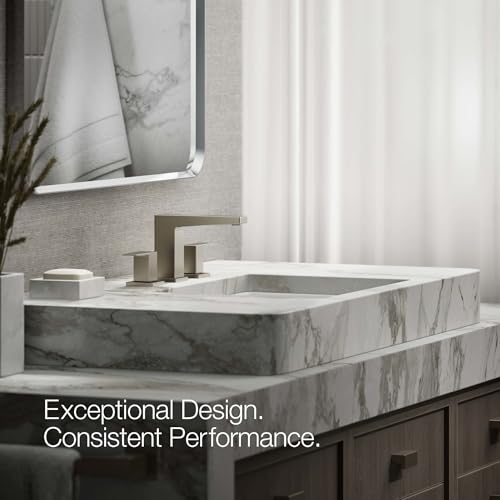Kohler K-36786-4-BN Honesty® Widespread Bathroom Sink Faucet, Bathroom Faucets, 1.2 GPM, Vibrant Brushed Nickel thumbnail 2