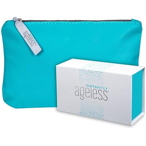 Instantly Ageless Facelift in A Box - Instant Eye Bag Remover Puffiness -1 Box of 25 Vials and Free Makeup Bag - Instant Under Eye Bags Remover - Instant Wrinkle Remover for Face Instant Lift Cover