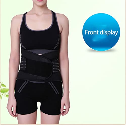 Image of Lumbar Brace Back rt Belt Slimming Shapers Belt Waist Trainer Belt Workout for Men Women Weight Loss Fitness Fat Burner Back rt rt