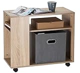 4 ruedas, hacen de la mesa un mueble flexible para tu hogar.
