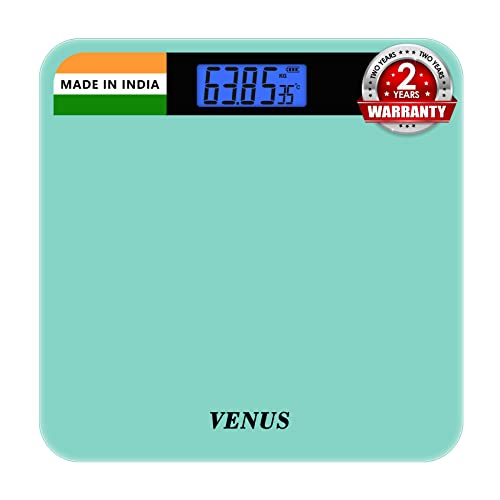Image of Venus (Made in India) Electronic Digital Personal Bathroom Weight Machine for Body Weight upto 180 kg Weighing Scale with 24 Months Warranty
