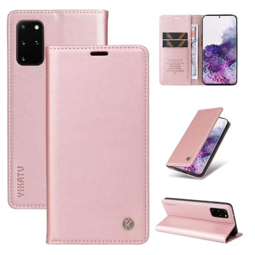 TUUNKMUY iPhone Air Case, Retro Design PU Lederen Hoesje Portemonnee Beschermhoes [Video Standfunctie] [Credit Ticket Kaarthouder] Flip Case voor iPhone Air Roségoud product image