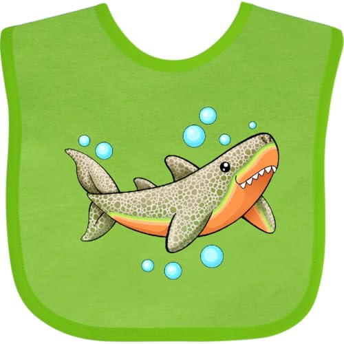 inktastic Cantaloupe Shark Baby Bib