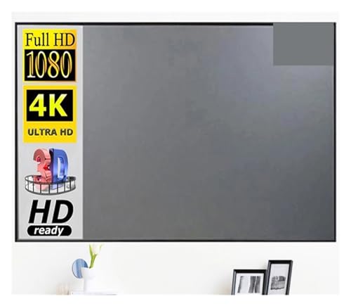 Pantalla de proyector antiluz gris de 100" plegable con alta definicion