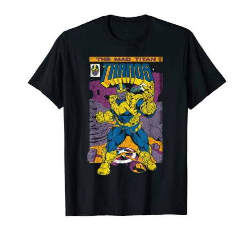 Marvel Thanos Snap Comic Cover Dark Camiseta