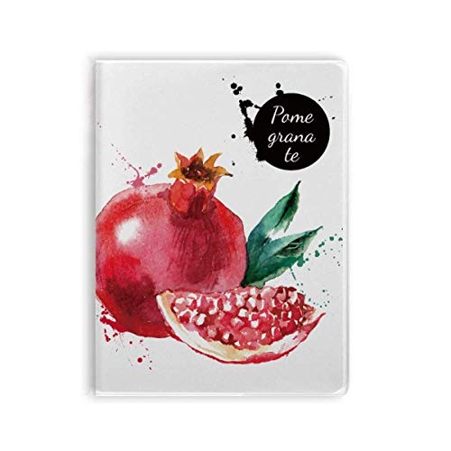Carnet de notes aquarelle grenade pour vos recettes et moments de détente