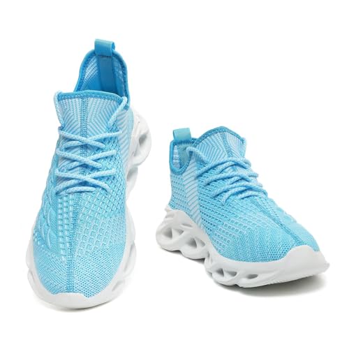 Image of Jakcuz Plus Size Men's Lightweight Walking Shoes Mesh Fish Scale Pattern Fashion Sneakers
