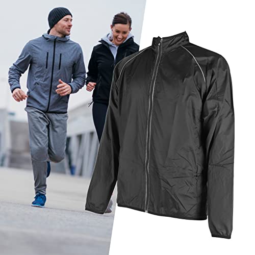Chaqueta Rompeviento Negra Talla XL miniatura 6