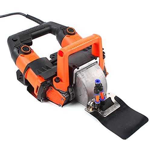 Massicot sans poussière pour béton 5200 W 10500 tr/min Fraise à fendre Rainureuse Fraiseuses à lamelles Machine à fendre réglable Profondeur de coupe 0-45 mm