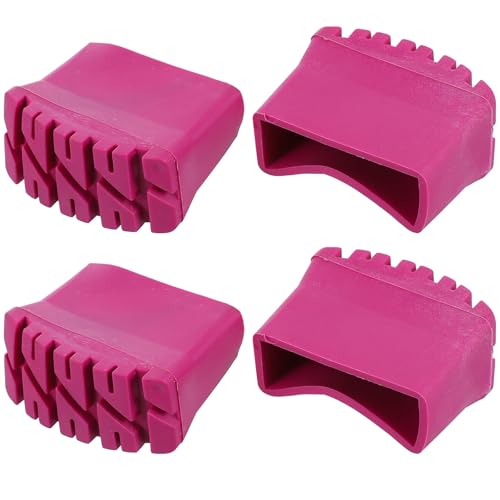 ELEOUTI Sabot Échelle 4Pcs en Caoutchouc Antidérapant pour Protection Pieds d'Échelle, Patins de Protection Résistants et Stables pour Usage Domestique