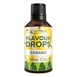 IronMaxx – Flavour Drops arôme alimentaire liquide – Banane 50 ml – édulcorant liquide zéro sucre pour yaourt, café & desserts