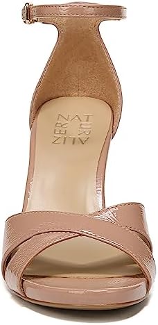 Naturalizer Women's Henson Heeled Sandal Taupe Beige Patent 11 M | Image 2