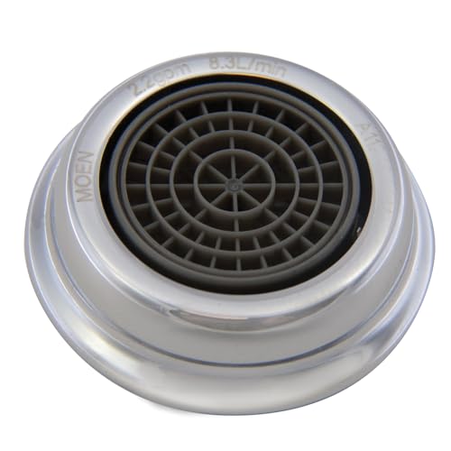 Moen 100112 Monticello Aerator, 2.2 Gpm, Male Thread, Chrome by Moen - Used condition - CA$23.77