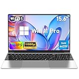 FUNYET Ordenador Portátil, 2026 Laptop de 15,6 Pulgadas, 8GB RAM 256GB SSD, Portátil Pentium Gold 4425Y, IPS FHD 1920 x 1080 Notebook, 180°Cierre Abierto, 5000 mAh, Ranura para Tarjeta TF，WiFi5