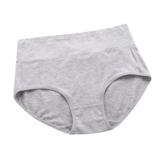 Calzoncillos sin para Abdomen posparto de Talla Grande con de Cadera y Cintura Alta para Mujer Tapados De Mujer Invierno Bragas Mujer Cullote (Grey, XXXL)
