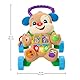 Fisher-Price Lachen und Lernen Lauflernhilfe für erste Schritte, Lauflernhilfe mit Lichtern und Geräuschen, Lernspielzeug für Babys + 6 Monate, spanische Version + Portugiesisch + Italienisch +