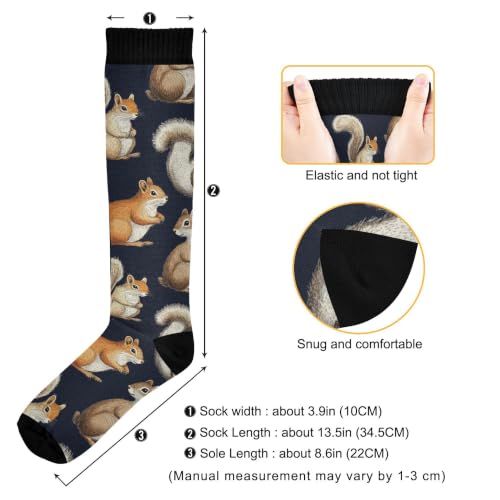 Image of Fisyme Socks for Women Men Warm Comfort Athletic Crew Running Hiking Cycling Compression Socks