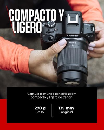 Image of Canon RF-S55-210mm F5-7.1 is STM Lens | Compact Telephoto Zoom (Black)