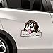 wipersigns Lot de 2 autocollants pour voiture avec inscription « Life 's Better with A Beagles » - Étanches - Pour ordinateur portable, pare-chocs, fenêtre