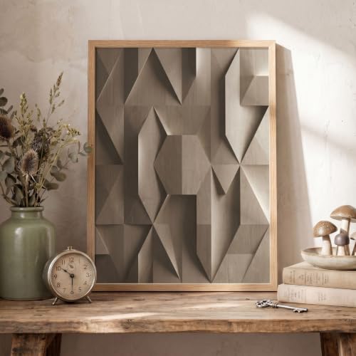 Polygones modernes photo sur toile tableau décoration murale chic