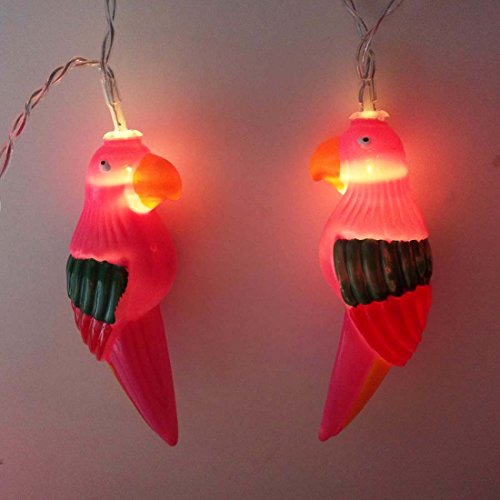 Guirlande lumineuse perroquet pour ambiance de fête et décoration de chambre