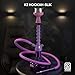 K2 Slik - Complete Hookah Set Purple with Everything | HMD| hookah bowl | Hookah Hose| Hookah Tong | Mouth tips | Hookah Accesories are all Included