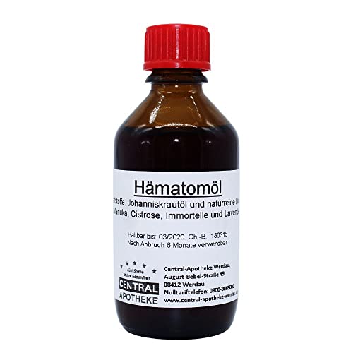 Huile de soin de l'hématome peau sensible fait main de pharmacie 50ml