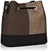 Calvin Klein womens Gabrianna Novelty Bucket Shoulder Bag, Grey Combo, One Size
