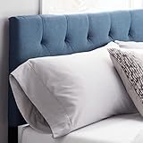 ALTURA AJUSTABLE: el cabecero de cama se ajusta en intervalos de 5 cm desde los 85 cm hasta los 115 cm para dar cabida a todos los gustos