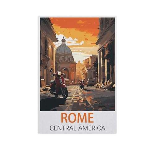 Kit peinture diamant 5D Rome Italie PGCKSK art cristal pour adultes 40x50cm FQ5