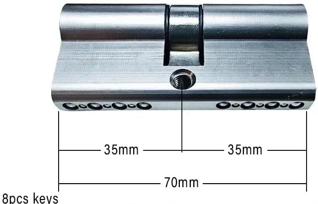 All Copper Door Lock at The Entrance of The Main Household 8key 1Pcs(35AND35 70MMZ)