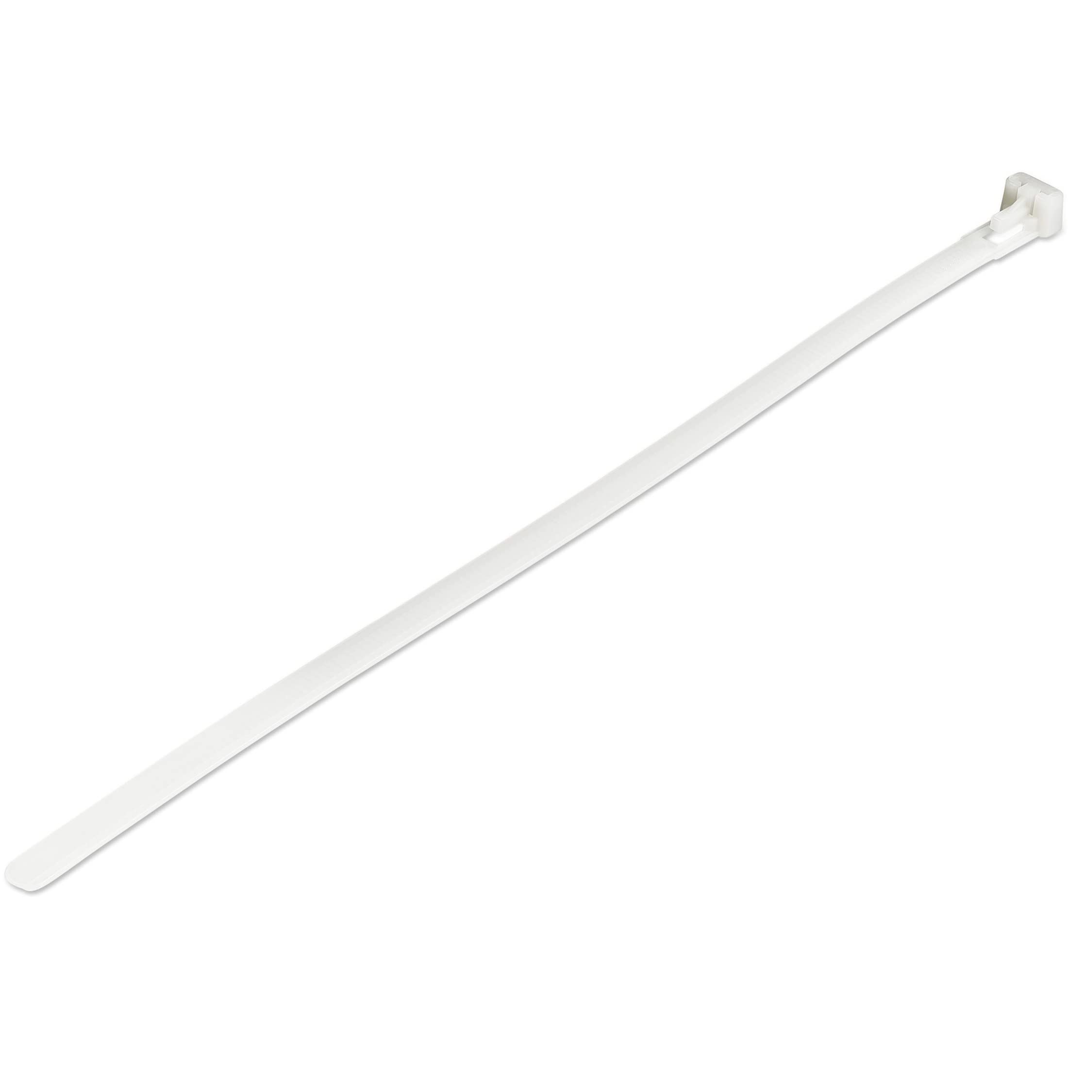 Wiederverwendbare Kabelbinder, 25 Cm Lang, 7 Mm Breit – 100 Stück, Lösbar, 22 Kg Zugfestigkeit, Für Innen & Außen