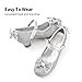 DREAM PAIRS Girls Dress Shoes Toddler Little Girls Heels Mary Jane Princess Shoes with Interchangeable Bow for Flower Girl Wedding Party,Size 9 Toddler,Silver,SDFL2322K