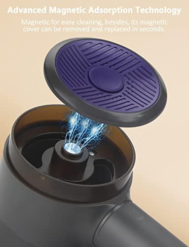 Lint Remover LtYioe Bobble Remover for Clothes, Fabric Shaver Electric Rechargeable with Magnetic Adsorption & Powerful Suction, Larger Lint Catcher Debobbler for Wool Jumper Fuzz Pill (Purple Blue)