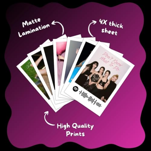 Image of Funk You Store Kpop Blink Photocards | Kpop Lomo Cards (Set of 35) Inspired by Black Pink | Born Pink Scannable Music Codes Photocards for Phone Accessories, Bedroom, Office, Living room, Dorm room