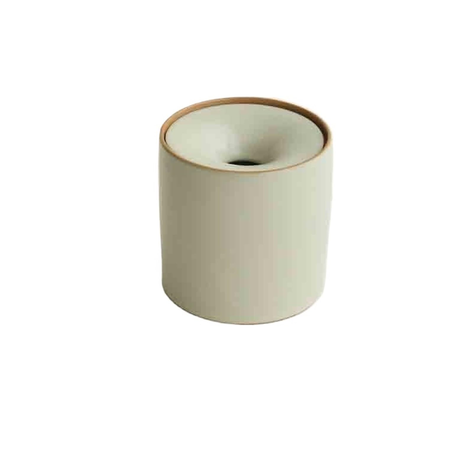 Zhaoj24-05 Cigar Ashtrays Beige Ceramic Ashtray Home Living Room Office Desktop Decoration Covered