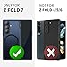 MOBOSI Magnetic for Z Fold 7 Case with Privacy Screen Protector, Samsung Galaxy Z Fold7 Cover[Compatible with Magsafe & Full Body Hinge Protection] Shockproof Phone Cases for zfold 7, Jet Black