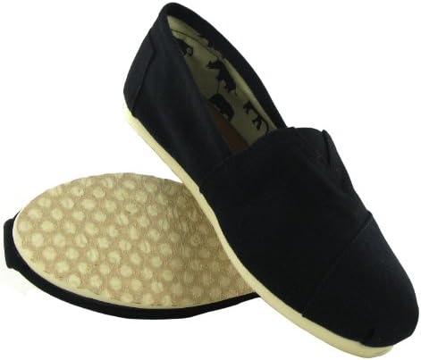 Toms Classic Black Canvas 001001B07 Womens 8 | Image 3