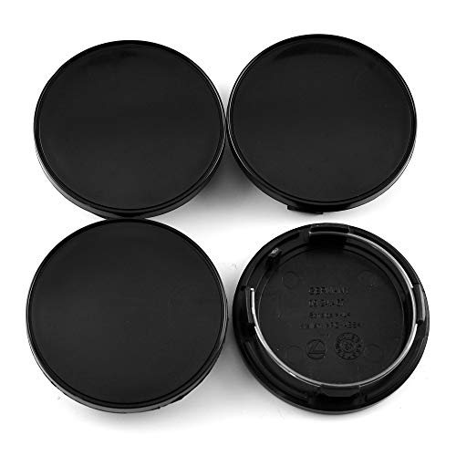 Set of 4 Wheel Center Caps Black 70.6mm (2.78in)/60.6mm (2.39in) for BBS RM RS #0924467 0924486 0924494 5624120