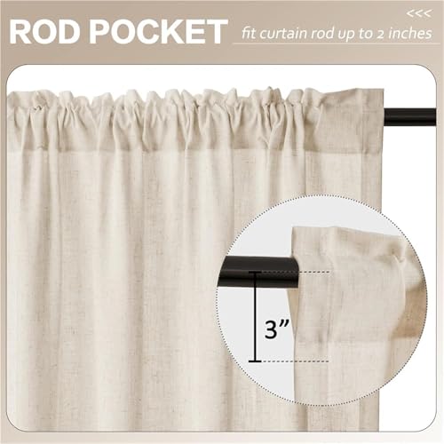 Rideaux extra longs pour habiller un plafond haut sans tringle apparente - 5
