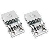 Photo Gallery ttzeze - confezione da 2 cerniere in vetro per porta della doccia, resistenti a 90 gradi, per porte di armadi, vetrine, cancelli, parti di ricambio, in lega di zinco, finitura spazzolata per vetri da Photo Gallery ttzeze - confezione da 2 cerniere in vetro per porta della doccia, resistenti a 90 gradi, per porte di armadi, vetrine, cancelli, parti di ricambio, in lega di zinco, finitura spazzolata per vetri da