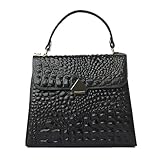 Elegante Handtasche Damen Krokodil Krokodi