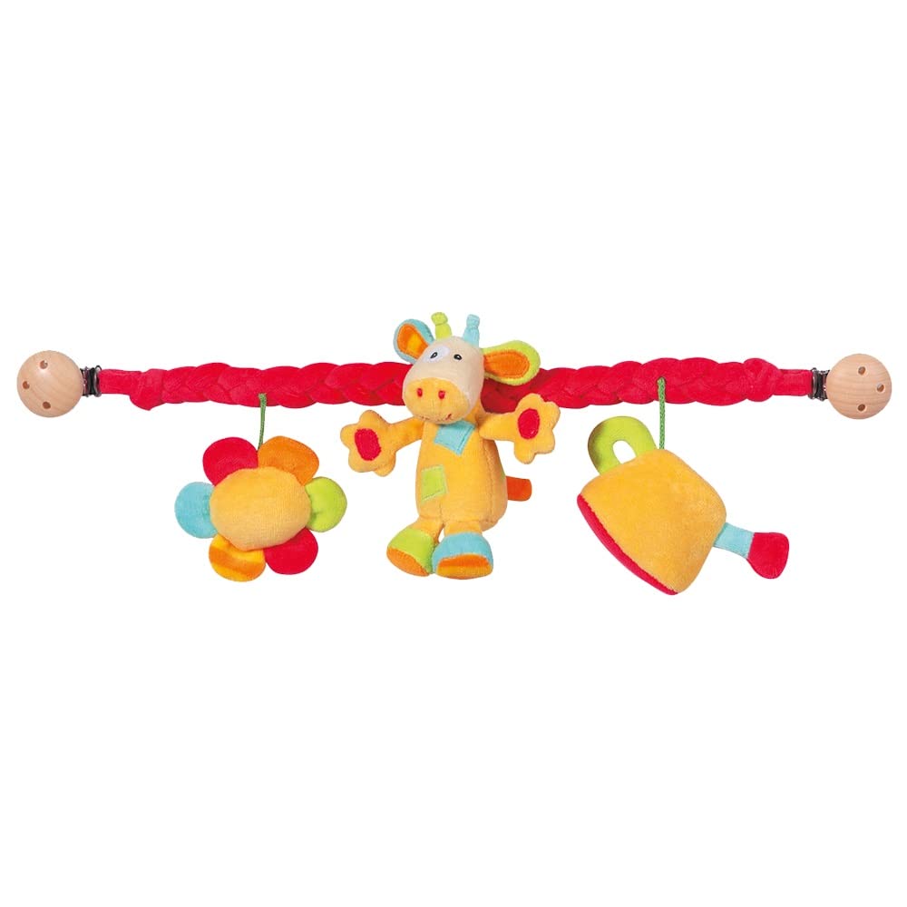 Brevi Baby Activity Rattle Chain for Babies with Soft Hanging Baby Toys|Stroller Toy|Car Seat Toy|Cradle Toy|Rattle Toy|Visual and Tactile Acuity Toys|Toy for Baby 0 Months and Above|Cow-image-28