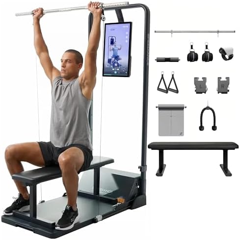 Speediance Gym Monster Smart Home Gym, Multifunctional Strength Training Machine, Smith Machine Power Cage Workout Station, Squat Rack Cable Machine, Full Body Fitness Equipment for Home Workout